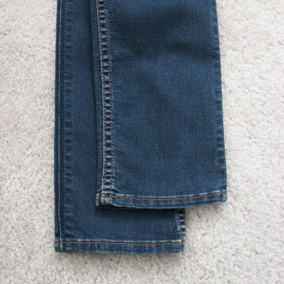 Hudson Collin Dark Wash Low Rise Skinny Leg Ankle Denim Jeans w/ Flap Pockets 24 - Picture 5 of 8